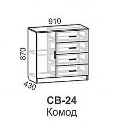 комод светлана 24
